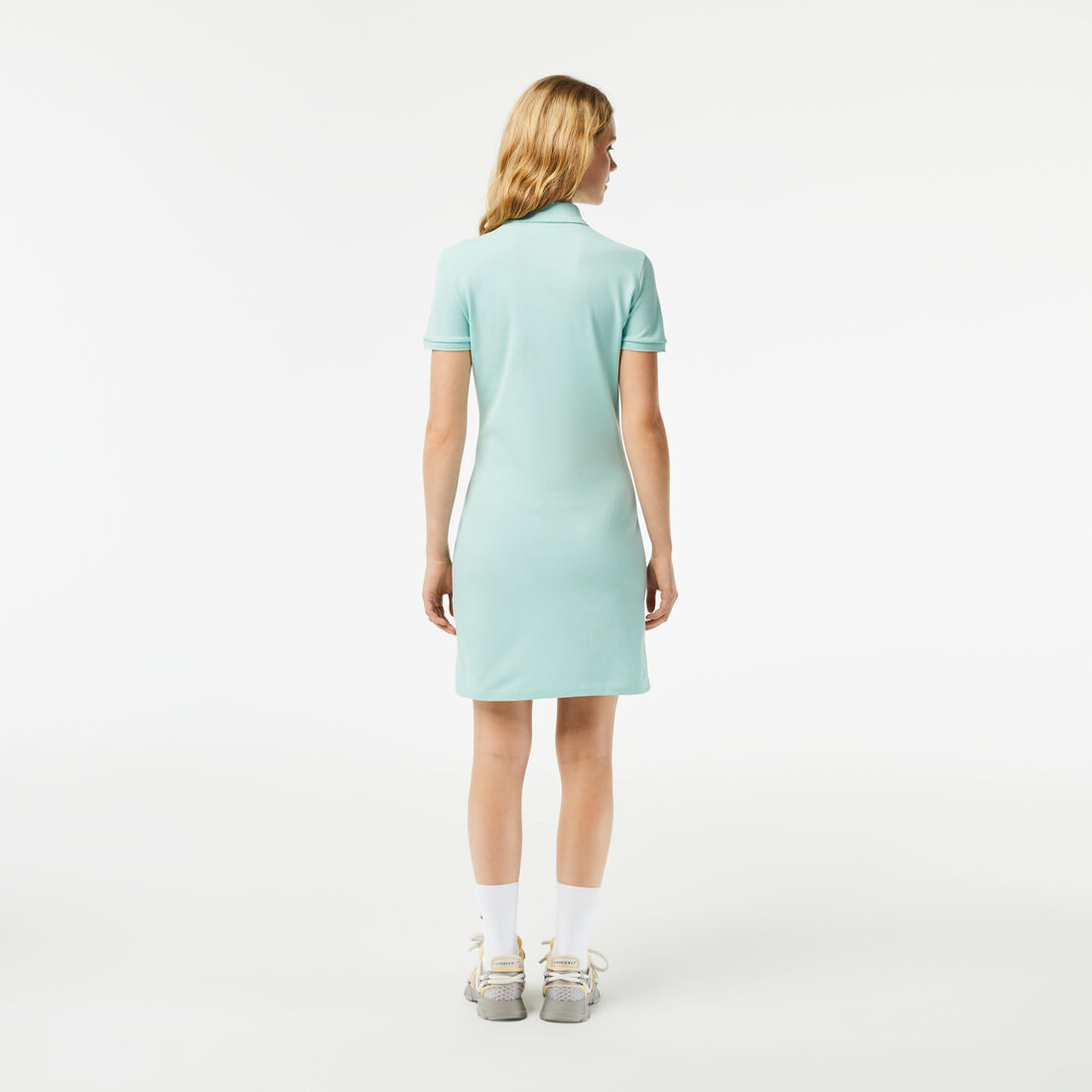 Lacoste Stretch Cotton Piqué Women's Dress Light Green | 091-RKHMSN