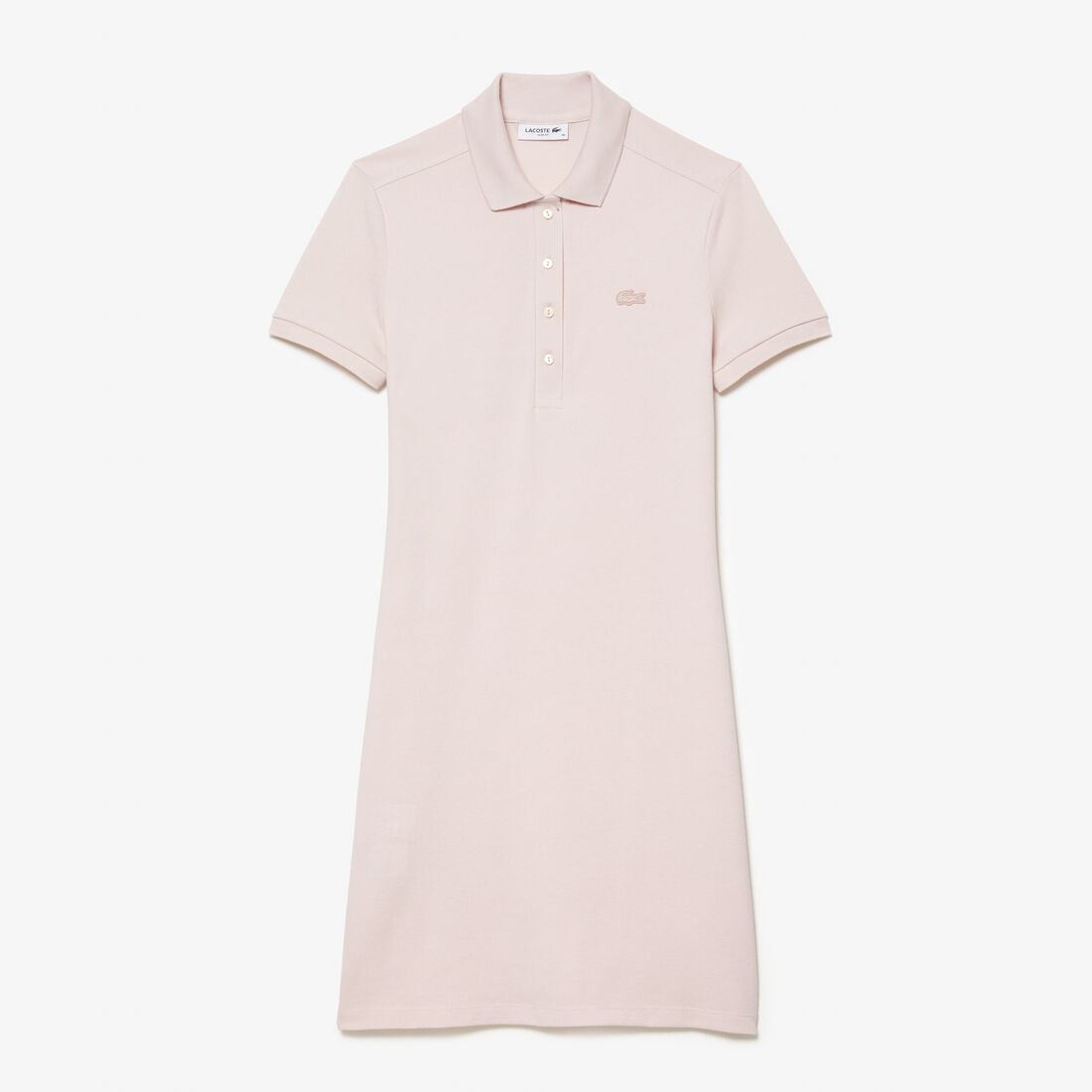 Lacoste Stretch Cotton Piqué Women's Dress Light Pink | 620-GTSAKX