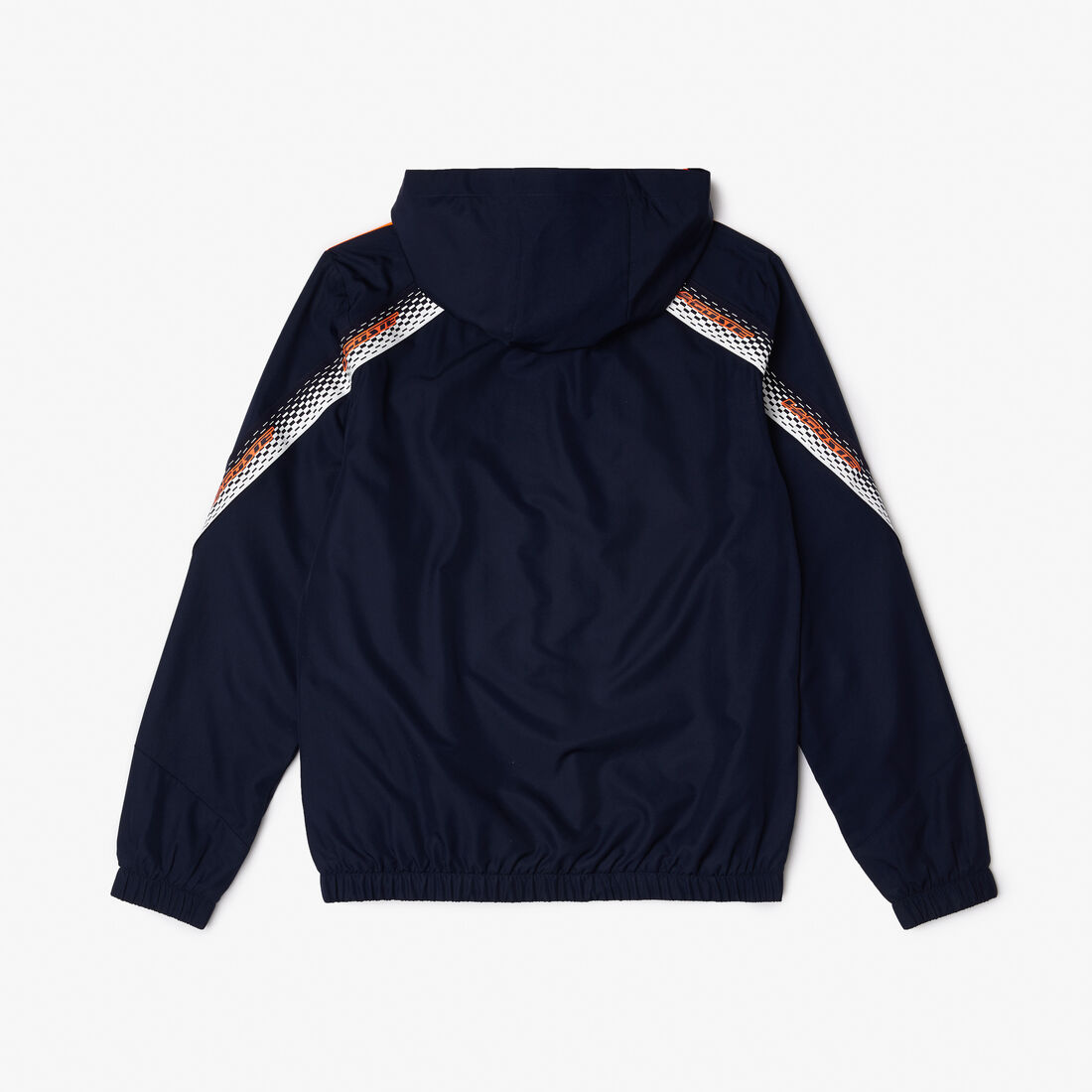 Lacoste Tennis Recycled Polyester Hooded Men's Jackets Navy | 507-DSPRBL