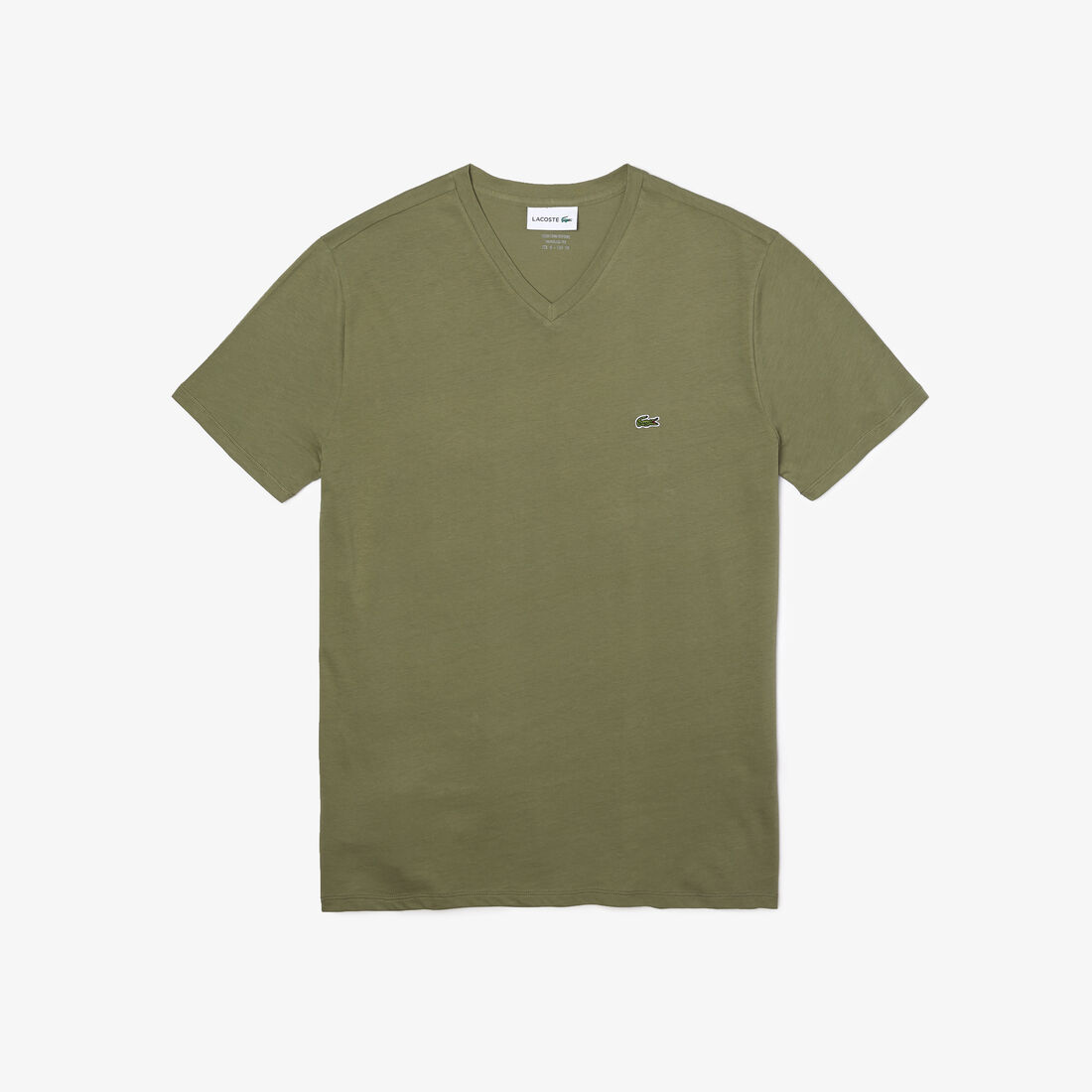 Lacoste V-neck Pima Cotton Jersey Men's T Shirts Grey | 365-RAWZMY