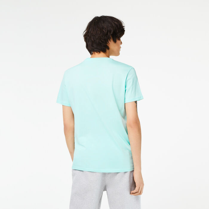 Lacoste V-neck Pima Cotton Jersey Men's T Shirts Light Green | 831-VUIXST