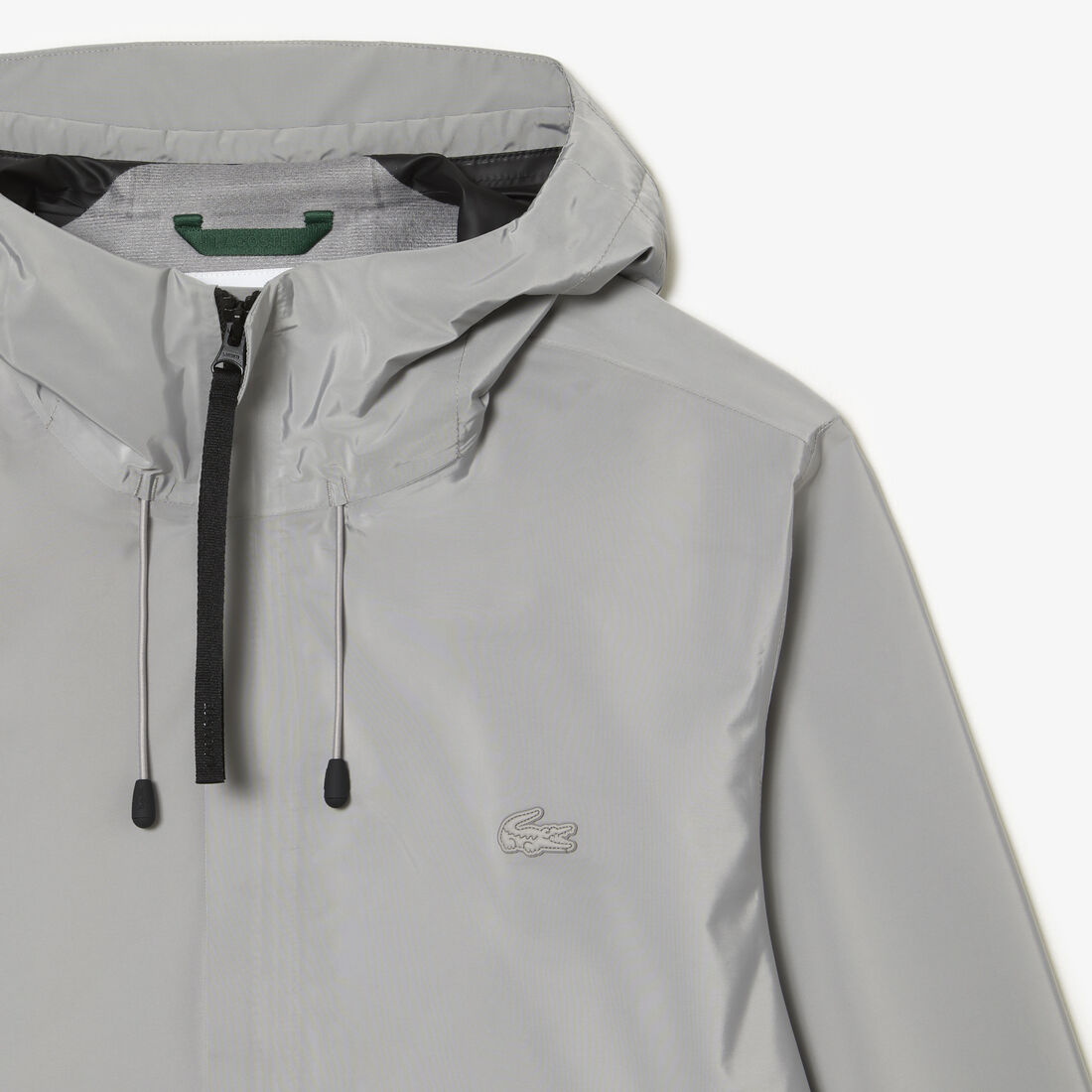 Lacoste Waterproof Short Track Men's Jackets Grey | 340-LWVTRJ