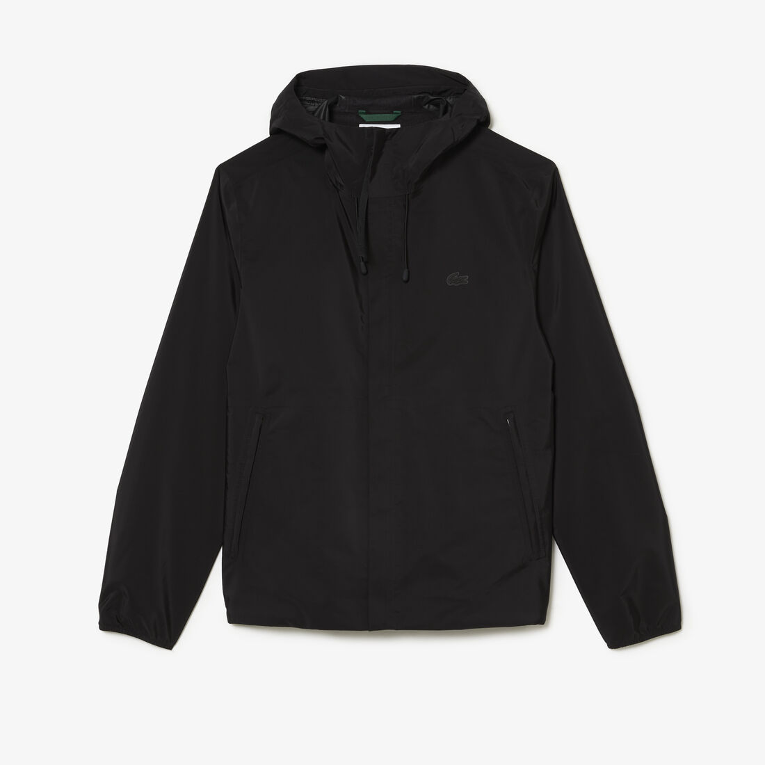 Lacoste Waterproof Short Track Men's Jackets Black | 724-MGFWEP