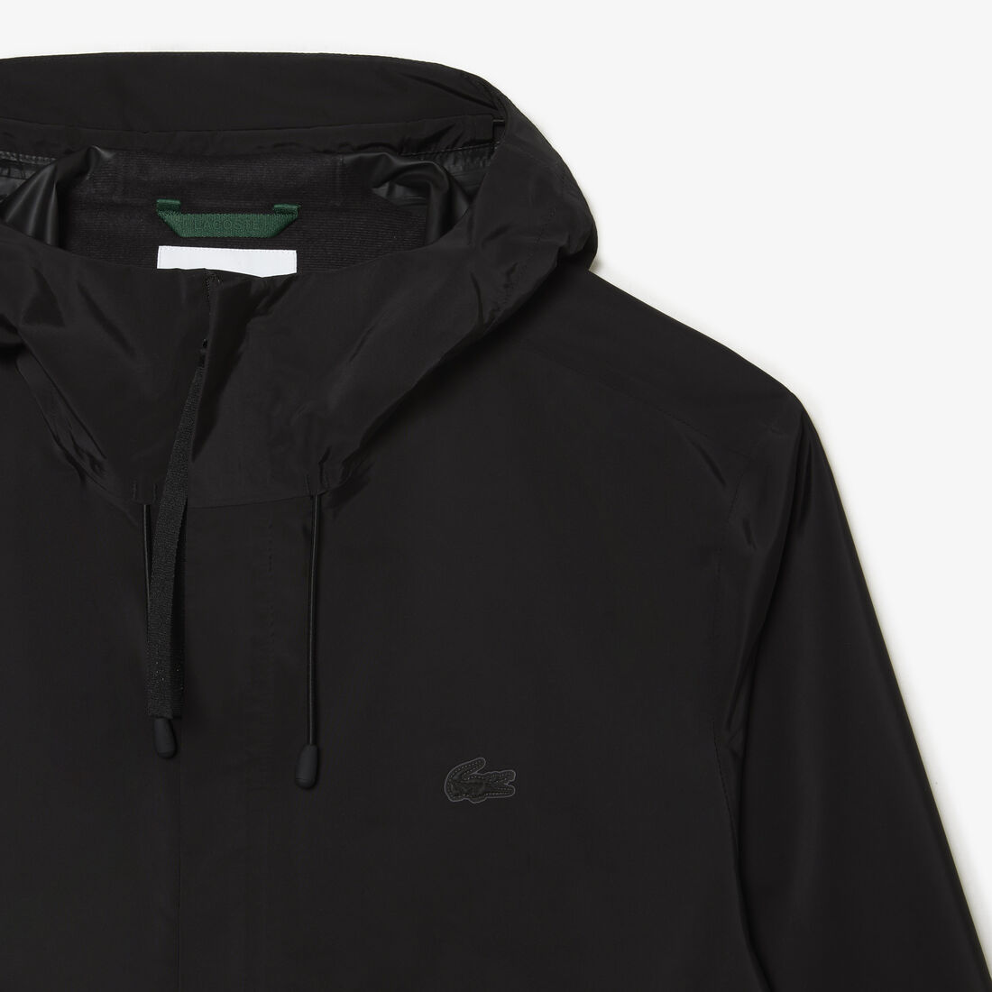 Lacoste Waterproof Short Track Men's Jackets Black | 724-MGFWEP